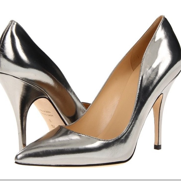 kate spade Shoes - Kate Spade Aluminum Specchio Licorice too pumps